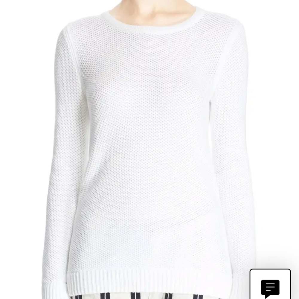 EUC Rag & Bone Off White  “Jean Rita” Crew 100% cotton sweater